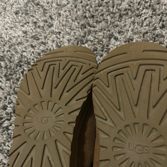 UGG Brown Suede Slippers - Picture 3 of 4